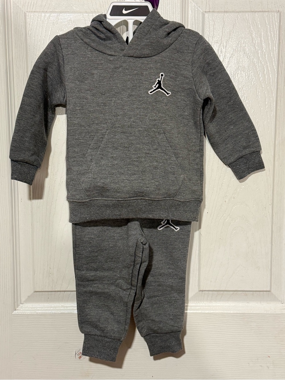 Jordan Toddler Charcoal Grey Hoodie & Joggers Set